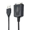 StarTech.com Kabel USB na szeregowy 3ft (1m) z zachowaniem portu COM, konwerter USB na RS232 męski DB9, adapter USB na szeregowy do PLC/drukarki/skanera, układ Prolific, Windows/Mac