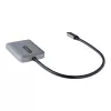 StarTech.com USB-C do Dual HDMI MST HUB - Podwójne HDMI 4K 60Hz - Adapter USB typu C do wielu monitorów dla laptopa z kablem 30 cm - Hub DP 1.4 Multi-Stream Transport - Rozgałęźnik USB-C na HDMI