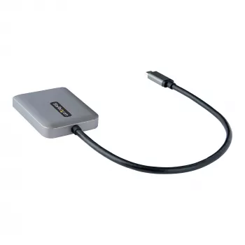 StarTech.com USB-C do Dual HDMI MST HUB - Podwójne HDMI 4K 60Hz - Adapter USB typu C do wielu monitorów dla laptopa z kablem 30 cm - Hub DP 1.4 Multi-Stream Transport - Rozgałęźnik USB-C na HDMI