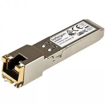 StarTech.com Moduł nadawczo-odbiorczy SFP zgodny z HP JD089B - 10/100/1000BASE-TX~Moduł SFP zgodny z HPE JD089B - 1000BASE-T - SFP na RJ45 Cat6/Cat5e - 1GE Gigabit Ethernet SFP - RJ-45 100m - HPE 5820AF, 12500, 5500