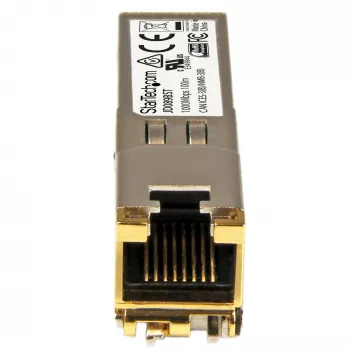 StarTech.com Moduł nadawczo-odbiorczy SFP zgodny z HP JD089B - 10/100/1000BASE-TX~Moduł SFP zgodny z HPE JD089B - 1000BASE-T - SFP na RJ45 Cat6/Cat5e - 1GE Gigabit Ethernet SFP - RJ-45 100m - HPE 5820AF, 12500, 5500