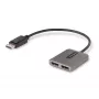 StarTech.com 2-Port DisplayPort MST Hub, Dual 4K 60Hz, DP to 2x DisplayPort Monitor Adapter, DP 1.4 Multi-Monitor Video Adapter, 1ft (30cm) Built-in kabel, USB Powered, Windows Only