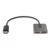 StarTech.com 2-Port DisplayPort MST Hub, Dual 4K 60Hz, DP to 2x DisplayPort Monitor Adapter, DP 1.4 Multi-Monitor Video Adapter, 1ft (30cm) Built-in kabel, USB Powered, Windows Only