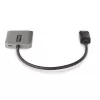 StarTech.com 2-Port DisplayPort MST Hub, Dual 4K 60Hz, DP to 2x DisplayPort Monitor Adapter, DP 1.4 Multi-Monitor Video Adapter, 1ft (30cm) Built-in kabel, USB Powered, Windows Only