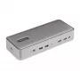 Stacja dokująca KVM StarTech.com Dual-Laptop USB-C, podwójny monitor 4K 60Hz DisplayPort Dock, 5-portowy hub USB, GbE, 90W/45W Power Delivery do dwóch laptopów, Windows/Mac, 2-host KVM Dock - TAA