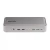 Stacja dokująca KVM StarTech.com Dual-Laptop USB-C, podwójny monitor 4K 60Hz DisplayPort Dock, 5-portowy hub USB, GbE, 90W/45W Power Delivery do dwóch laptopów, Windows/Mac, 2-host KVM Dock - TAA