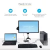 StarTech.com 2-portowy hybrydowy przełącznik KVM USB-A + HDMI i USB-C - Pojedynczy monitor 4K 60 Hz HDMI 2.0 - Kompaktowy przełącznik KVM HDMI dla komputerów stacjonarnych i/lub laptopów - Zasilany przez USB - Kompatybilny z Thunderbolt 3