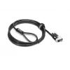 Blokada linkowa Lenovo 4XE1F30277 Czarna 1.8 m Zamek szyfrowy