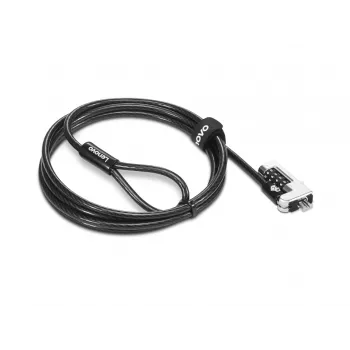 Blokada linkowa Lenovo 4XE1F30277 Czarna 1.8 m Zamek szyfrowy