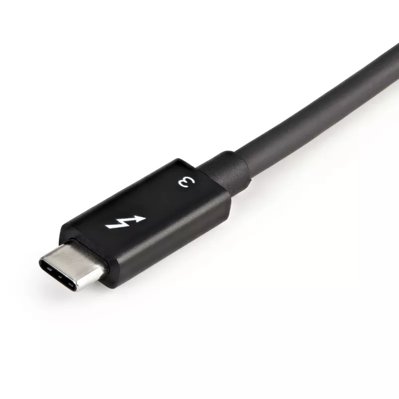 StarTech.com Adapter Thunderbolt na dwa DisplayPort DP 1.4, podwójne 4K 60 Hz lub pojedyncze 8K/5K, konwerter Thunderbolt na DP, 2x adapter wideo do monitora DisplayPort - Mac i Windows