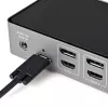 StarTech.com USB-C & USB-A Dock - Hybrydowa Uniwersalna Stacja Dokująca do Laptopa z Potrójnym Monitorem DisplayPort i HDMI 4K 60Hz - Zasilanie 85W, 6-portowy Hub USB, GbE, Audio - USB 3.1 Gen 2 10Gbps - TAA