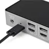 StarTech.com USB-C & USB-A Dock - Hybrydowa Uniwersalna Stacja Dokująca do Laptopa z Potrójnym Monitorem DisplayPort i HDMI 4K 60Hz - Zasilanie 85W, 6-portowy Hub USB, GbE, Audio - USB 3.1 Gen 2 10Gbps - TAA
