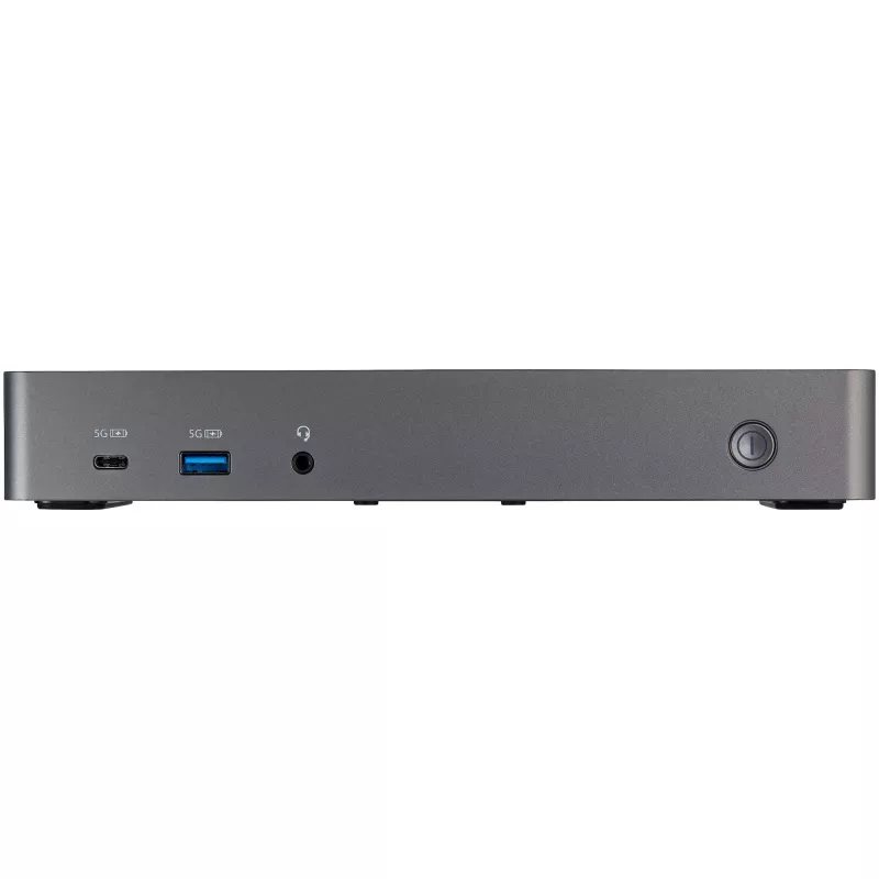 StarTech.com USB-C & USB-A Dock - Hybrydowa Uniwersalna Stacja Dokująca do Laptopa z Potrójnym Monitorem DisplayPort i HDMI 4K 60Hz - Zasilanie 85W, 6-portowy Hub USB, GbE, Audio - USB 3.1 Gen 2 10Gbps - TAA