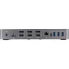 StarTech.com USB-C & USB-A Dock - Hybrydowa Uniwersalna Stacja Dokująca do Laptopa z Potrójnym Monitorem DisplayPort i HDMI 4K 60Hz - Zasilanie 85W, 6-portowy Hub USB, GbE, Audio - USB 3.1 Gen 2 10Gbps - TAA