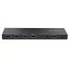 StarTech.com 4-portowy rozdzielacz HDMI, 4K 60Hz HDMI 2.0 Video, rozdzielacz HDMI 4K z wbudowanym skalowaniem, rozdzielacz HDMI 1 na 4, gniazdo audio 3,5 mm/optyczne, rozdzielacz HDMI Wyświetlacz/Wyjście