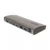 StarTech.com Stacja dokująca Thunderbolt 4, zasilanie 96W, pojedyncze 8K/podwójny monitor 4K 60Hz, 3 porty TB4/USB4, 4 porty USB-A, SD, GbE, stacja dokująca Thunderbolt 4 dla Windows lub MacBook z TB3, kabel 0,8 m