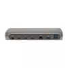 StarTech.com Stacja dokująca Thunderbolt 4, zasilanie 96W, pojedyncze 8K/podwójny monitor 4K 60Hz, 3 porty TB4/USB4, 4 porty USB-A, SD, GbE, stacja dokująca Thunderbolt 4 dla Windows lub MacBook z TB3, kabel 0,8 m