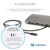 StarTech.com Stacja dokująca Thunderbolt 4, zasilanie 96W, pojedyncze 8K/podwójny monitor 4K 60Hz, 3 porty TB4/USB4, 4 porty USB-A, SD, GbE, stacja dokująca Thunderbolt 4 dla Windows lub MacBook z TB3, kabel 0,8 m