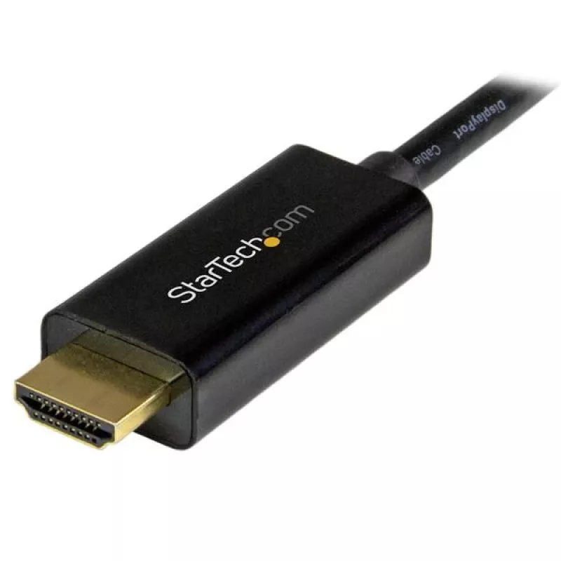 StarTech.com Kabel Mini DisplayPort na HDMI 3 stopy (1 m) – wideo 4K 30 Hz – adapter kablowya mDP na HDMI – Mini DP lub Thunderbolt 1/2 Mac/PC na monitor/wyświetlacz HDMI – przewód konwertujący mDP na HDMI