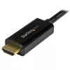StarTech.com Kabel Mini DisplayPort do HDMI 2 m - Wideo 4K 30 Hz - adapter kablowy mDP na HDMI - Mini DP lub Thunderbolt 1/2 Mac/PC do monitora/wyświetlacza HDMI - Przewód konwertera mDP na HDMI
