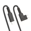StarTech.com 3ft (1m) Wytrzymały Kątowy Kabel USB-C, USB 3.2 Gen 2 (10 Gbps), Pełnofunkcyjny Kabel USB C do C do Transferu Danych, 4K 60Hz DP Alt Mode, 100W Power Delivery - Kabel USB Type-C 90 Stopni