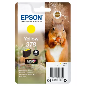 Wkład Epson 378 żółty 360 stron Atrament C13T37844010