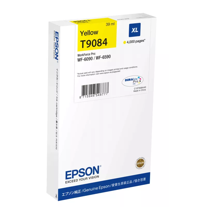 Epson C13T90844N wkład atramentowy 1 szt. Oryginalny Wysoka (XL) wydajność Żółty