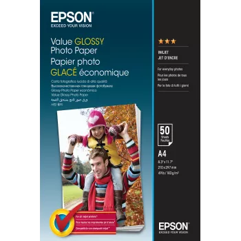 Epson Value Glossy Photo Paper – A4 – 50 arkuszy
