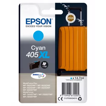 Epson 405XL wkład atramentowy 1 szt. Oryginalny Wysokowydajny (XL) Cyjan