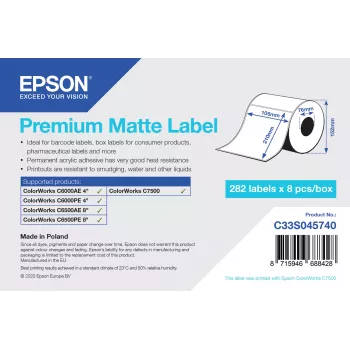 Epson C33S045740 etykieta do drukarki samoprzylepna