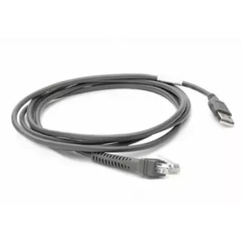 Kabel szeregowy Zebra CBA-U21-S07ZBR czarny 2,1 m USB EAS