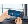 Manhattan Powerbank ze zintegrowaną wtyczką USB-C, 5000 mAh, moc wyjściowa do 10 W, podpórka umożliwiająca użycie jako uchwyt do ładowania telefonu, czarny, roczna gwarancja
