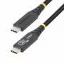 StarTech.com 50cm (1.6ft) Kabel USB4, certyfikowany przez USB-IF kabel USB-C, 40 Gb/s, 240 W Power Delivery PD 3.1 EPR, 8K 60 Hz, kabel/przewód do przesyłu danych USB Type-C, kompatybilny z portami Thunderbolt/USB 3.2