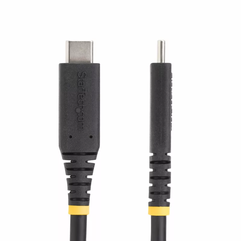 StarTech.com 50cm (1.6ft) Kabel USB4, certyfikowany przez USB-IF kabel USB-C, 40 Gb/s, 240 W Power Delivery PD 3.1 EPR, 8K 60 Hz, kabel/przewód do przesyłu danych USB Type-C, kompatybilny z portami Thunderbolt/USB 3.2