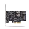 StarTech.com 5-Port USB PCIe Card, USB 3.2 10Gbps, PCI Express Card z 4 portami USB-C, 1 wewnętrzny port USB-A, karta kontrolera USB PCIe, Windows/macOS/Linux