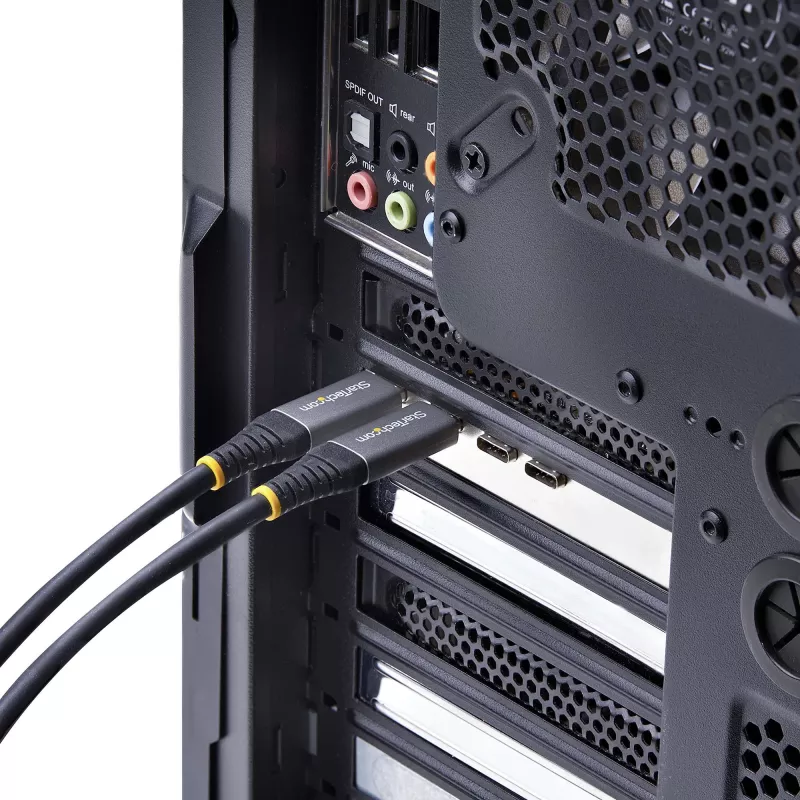 StarTech.com 5-Port USB PCIe Card, USB 3.2 10Gbps, PCI Express Card z 4 portami USB-C, 1 wewnętrzny port USB-A, karta kontrolera USB PCIe, Windows/macOS/Linux