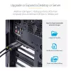 StarTech.com 5-Port USB PCIe Card, USB 3.2 10Gbps, PCI Express Card z 4 portami USB-C, 1 wewnętrzny port USB-A, karta kontrolera USB PCIe, Windows/macOS/Linux