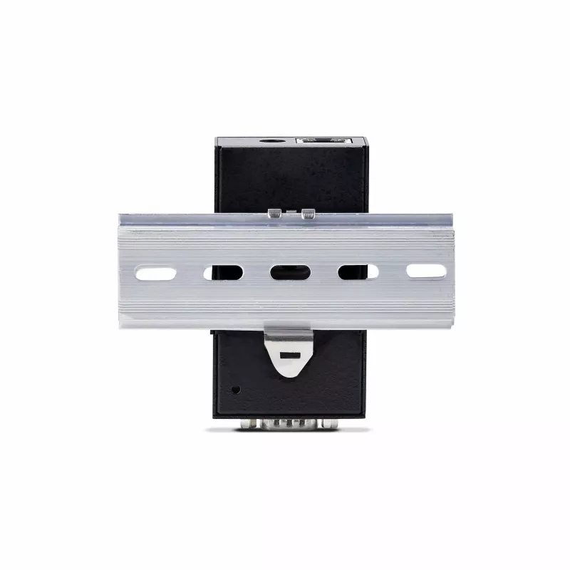 StarTech.com 1-portowy adapter szeregowy do Ethernetu, serwer urządzeń szeregowych IP do zdalnych urządzeń RS232, montaż na ścianie/szynie DIN, metalowa obudowa, konwerter RJ45 LAN na DB9 szeregowy