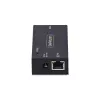 StarTech.com 1-portowy adapter szeregowy na Ethernet, serwer urządzeń szeregowych IP 802.3af PoE do zdalnych urządzeń RS232, montaż na ścianie/szynie DIN, konwerter RJ45 LAN na DB9 szeregowy, TAA