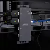 Przetwornik szeregowy na Ethernet StarTech.com, 4 porty, serwer urządzeń szeregowych IP do zdalnych urządzeń RS232, montaż na ścianie / szynie DIN, obudowa metalowa, konwerter RJ45 LAN na DB9 RS232