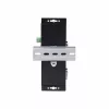 StarTech.com 2-portowy adapter szeregowy na Ethernet, serwer urządzeń szeregowych IP do zdalnych urządzeń RS232, montaż na ścianie/szynę DIN, metalowa obudowa, konwerter RJ45 LAN na DB9 szeregowy