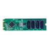 StarTech.com 4-portowa karta adaptera M.2 na SATA, karta rozszerzeń M.2 PCIe 3.0 na HDD/SSD SATA, chipset ASM1064, M.2 NVMe na 4x HDD/SSD dla Windows/macOS/Linux