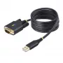 StarTech.com kabel przejściówki USB na szeregowy 6.6ft (2m), zachowanie COM, wymienne śruby/nakrętki, USB-A na DB9 RS232, układ FTDI, ochrona ESD, Windows/macOS/Linux