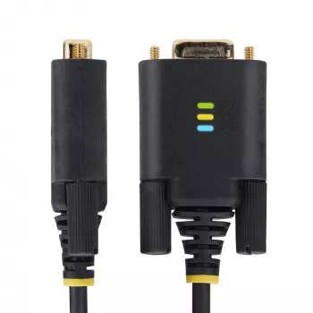 StarTech.com kabel przejściówki USB na szeregowy 6.6ft (2m), zachowanie COM, wymienne śruby/nakrętki, USB-A na DB9 RS232, układ FTDI, ochrona ESD, Windows/macOS/Linux