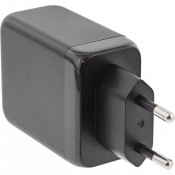 InLine zasilacz USB PD, ładowarka GaN, 3-portowa, Dual USB-C + USB-A, 65W