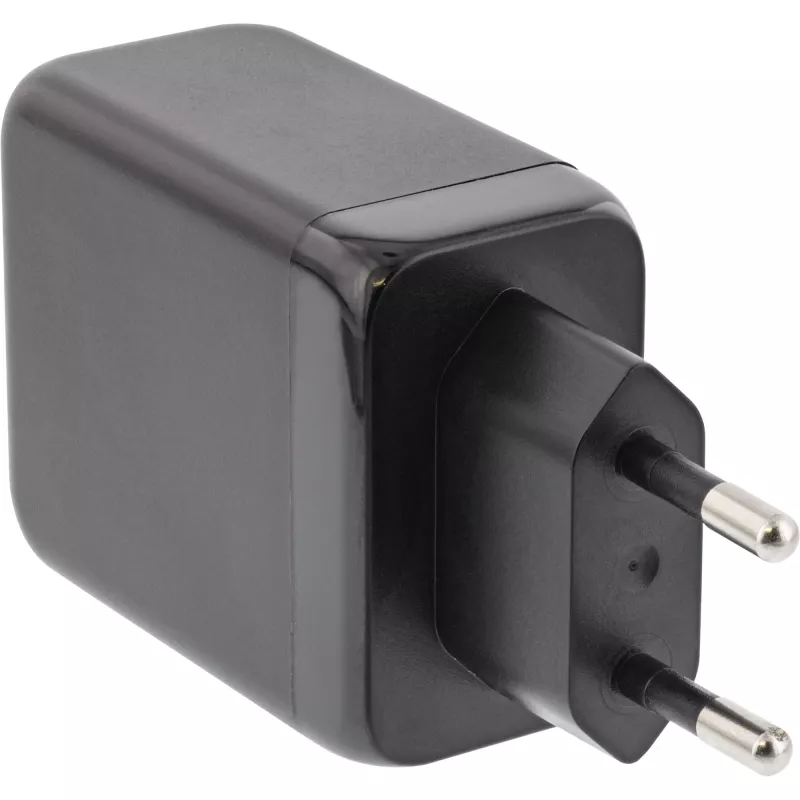 InLine zasilacz USB PD, ładowarka GaN, 3-portowa, Dual USB-C + USB-A, 65W