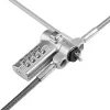 StarTech.com Universal Laptop kabel Lock 6.6ft (2m), Serialized Security kabel for Notebook, Kompatybilny w/Noble Wedge®/Nano/K-Slot; Keyless Combination kabel, TAA