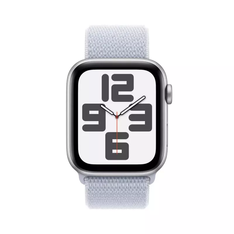 Smartwatch Apple Watch SE GPS + Cellular 44mm Srebrna Aluminiowa Koperta Niebieski Sport Loop