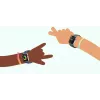 Smartwatch Apple Watch SE GPS + Cellular 44mm Srebrna Aluminiowa Koperta Niebieski Sport Loop