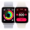 Smartwatch Apple Watch SE GPS + Cellular 44mm Srebrna Aluminiowa Koperta Niebieski Sport Loop